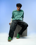 Black Carpenter Panel Denim