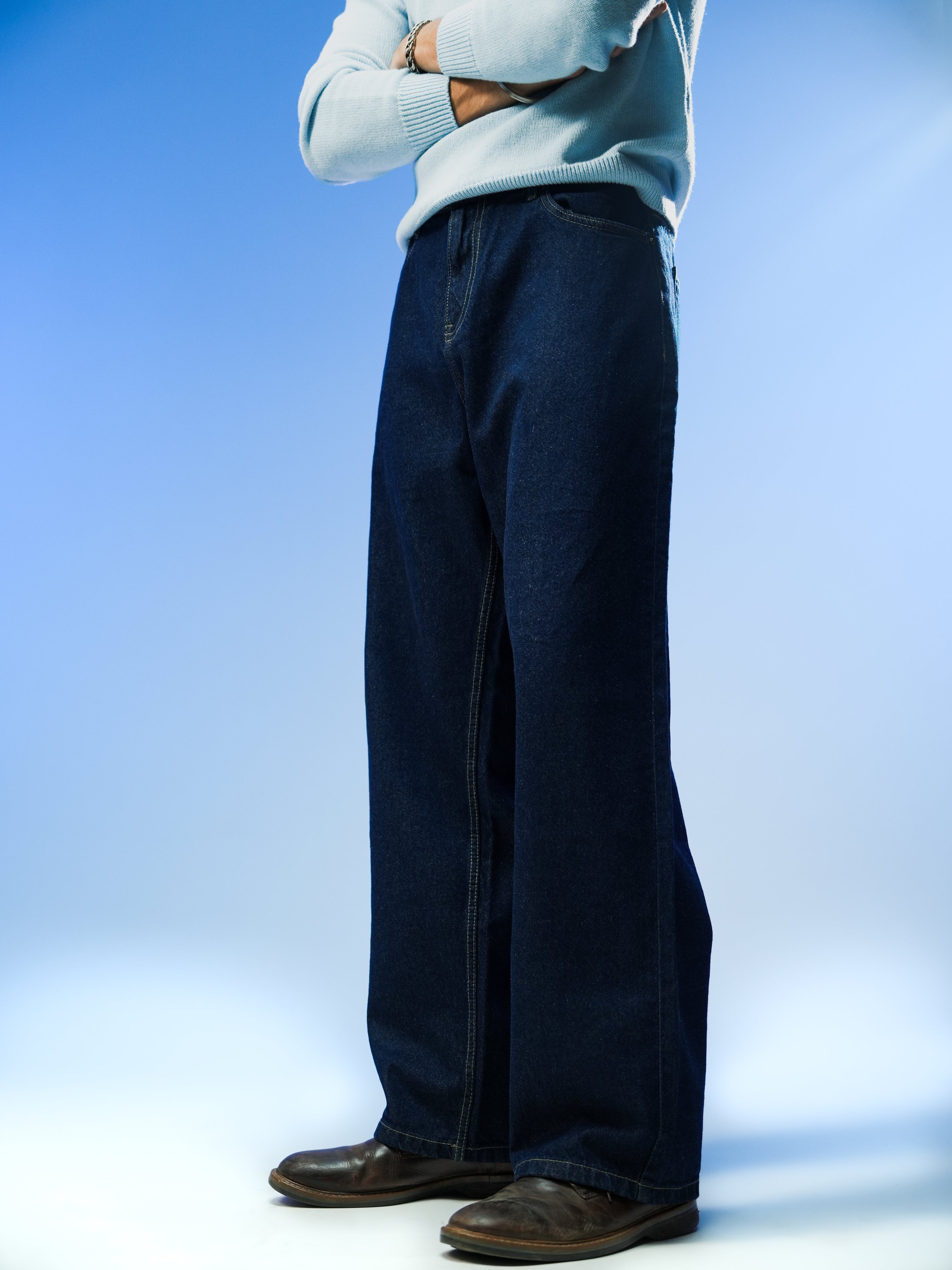 Raw Indigo Washed Denim