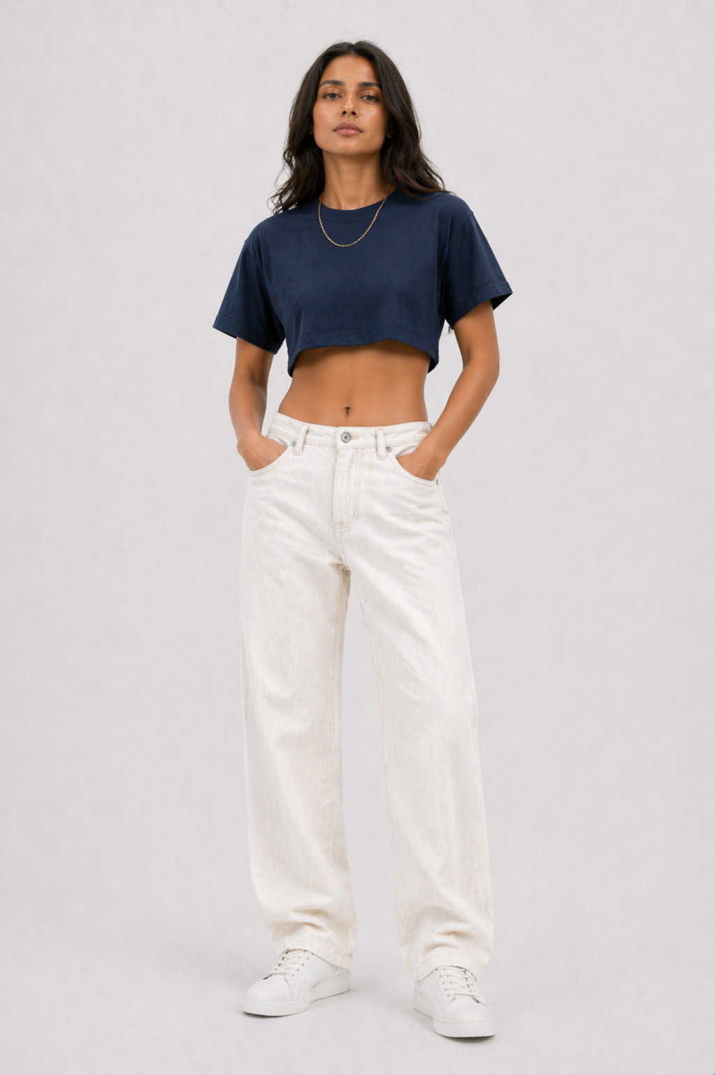 Cloud White Washed Corduroy
