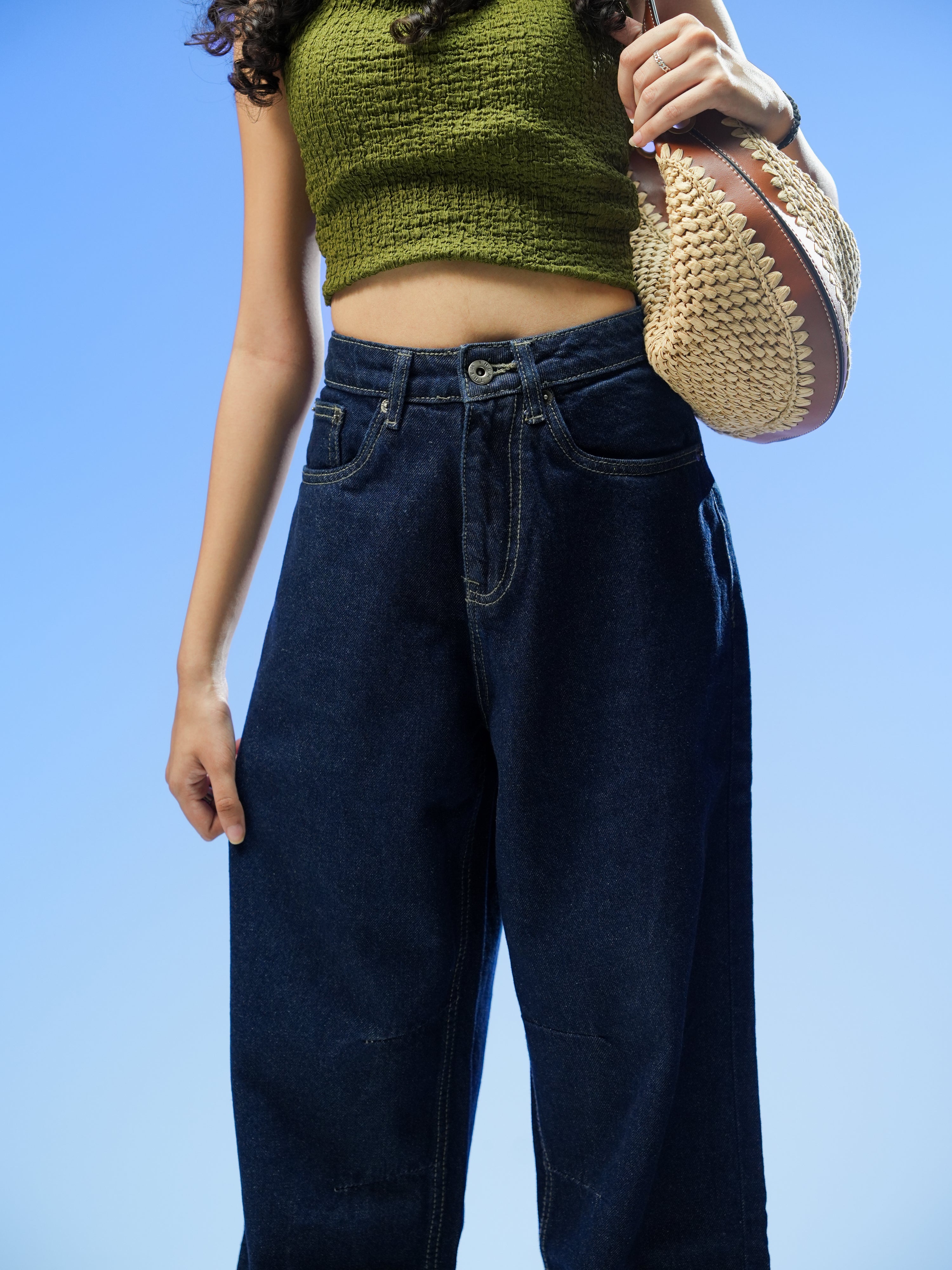 Raw Indigo Washed Denim