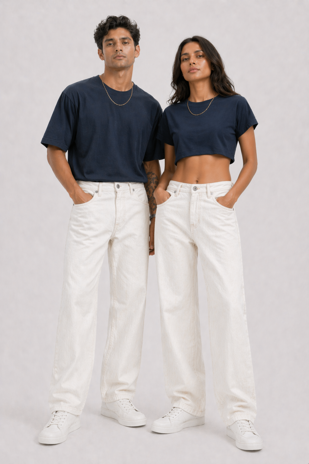 Cloud White Washed Corduroy